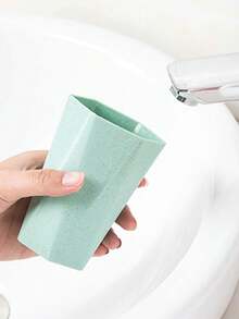 Juego de tazas de lavado para viaje, taza de enjuague para pareja, taza para cepillo de dientes para niños, taza de lavado portátil para el hogar - Verde - Ver 8
