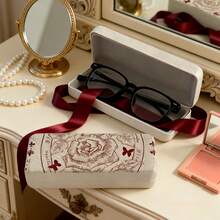 Estuche para gafas con diseño de rosa 2026, caja de almacenamiento para gafas - Multicolor - Ver 6