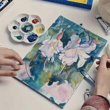 水彩颜料套装 - 多色绘画用，12/18/24色可选，每瓶5毫升/0.18盎司 - 专业美术用品，适合初学者、学生和成人，色彩鲜艳，可用于创意绘画项目 - 水彩顏料 - 查看 7
