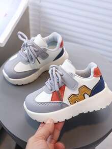 Autumn New Soft Bottom Anti-Slip Functional Shoes, Infant Steady Walking Shoes, Children's Spring/Autumn Toddler Shoes - Grey - View 2