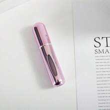 Mirror Finish Metallic Perfume Spray Bottle Mini Travel Refillable Atomizer - 粉色 - 查看 7
