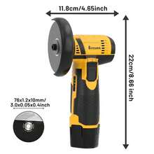 Pure Copper Motor Mini Angle Grinder 19500MAX RPM For Cutting Grinding Polishing One-Hand Operation Full Saw Blades - US A Type Plug(110-127V) - View 3