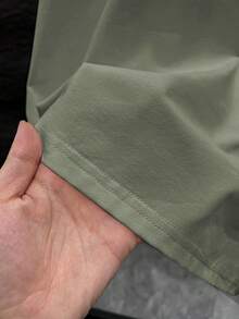 GRDR Men's Fashionable Printed Loose Short Sleeve T-Shirt | Exquisite Design | Summer Essential | Easy To Match | Showcase Your Style - Mint Green - View 5