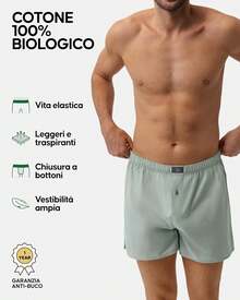 Ropa interior activa de talla grande para hombres - Verde Mixto/Rayas 4 Pares - Ver 2