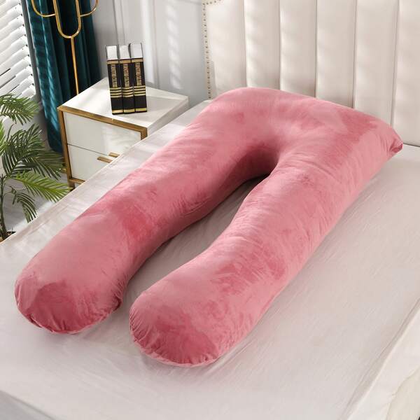 وسادة ظهر مصنوعة من الفلفت البلوري صديقة للبشرة، وسادة للأمهات والرضاعة، تقلل من وزن البطن وتوفر نوم مريح طوال الليل