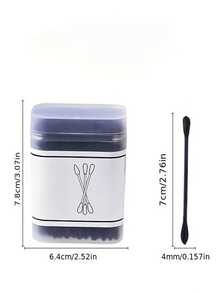 100支双头软耳勺，耳垢清除棉签 - 温和去除黑头和清洁，独立包装卫生耳勺，双头设计，高品质包装，日本个人护理工具，时尚容器，舒适握感 - 雙頭 - 查看 2