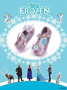 Disney 1 Pair Licensed Princess Shoes, Suitable For Daily And Holiday Outdoor Wear, Comfortable, Non-Slip, Breathable (Children Flat Shoes, Girls Shoes, Princess Shoes, Queen Shoes) - Mauve Purple - View 3