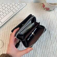 New Embroidered Cartoon Cute Women Wallet, Multi-Card Slots Zipper Coin Purse, Fashion Card Holder - Multicolor - View 7