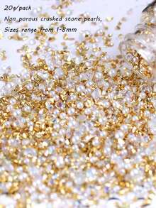 Serie azul Edición limitada de la atmósfera Estilo Ins Cuentas de arroz de vidrio Cuentas dispersas Pulsera y collar hechos a mano DIY a juego - Multicolor - Ver 41