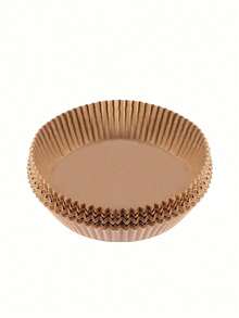 10pcs/30pcs/50pcs/100pcs/200pcs Air Fryer Disposable Baking Paper, Wood Pulp Material, Suitable For Steamer, Cheesecake Etc., Square Or Round Shape Available - Khaki - View 19