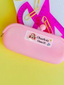 1/30/60/180/240pcs Personalized Photo & Name Stickers, Back To School Labels With Photo And Text, Transparent Waterproof PVC Self-Adhesive Labels, Suitable For Backpacks, Water Bottles, Lunch Boxes, Notebooks, Pencils, Personalized Gifts, Daycare - Multicolor - View 7