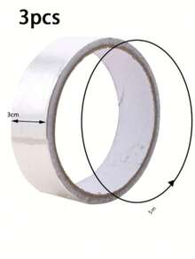 1 Roll 5M Waterproof Sealing Tape, Aluminum Foil Adhesive Tape, Suitable For Sink, Countertop, Toilet, Bathroom, Kitchen. Super Sticky Waterproof Tape - Can Be Used Indoors And Outdoors, No Residue. Aluminum Foil Tape, Sealing Strip, Self-Adhesive, Heavy Duty Waterproof Tape, Adhesive - Super Sticky, Reusable, Versatile - Essential For Home - Silver - View 11