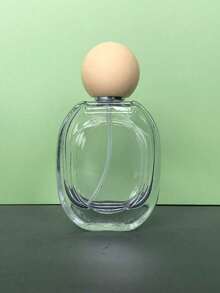 1.01oz Oval Glass Perfume Bottle, Elegant Makeup Spray Bottle, Colorful Round Cap Refillable Bottle, Essential Back-To-School Item - Glass Bottle - View 2