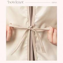 A Full-Coverage Loose Apron With Oilproof And Waterproof Functions, Built-In Towel Pockets, Stain-Resistant And Durable, Suitable For Family Cooking And Baking Activities, Parent-Child Apron Set. - Long-sleeved + H-line Style - View 4