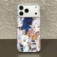 Funda para teléfono con personajes mágicos de anime, compatible con Samsung,  17,  16 Pro Max,  15 Pro Max,  13 y  12. Diseño plateado premium, hecha de TPU, que ofrece protección contra golpes y caídas. Un regalo perfecto para familiares, amigos, seres queridos, novios/novias y aniversarios. - Plateado - Ver 3