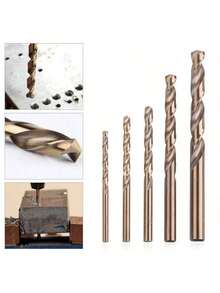 50件/套 1-3mm 钛涂层麻花钻头 高速钢开孔器 木工金属塑料工具 电钻 - 麻花鑽 - 查看 5