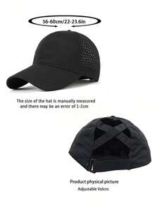 2顶/套 女士可调节马尾棒球帽，交叉绑带设计，速干透气，适合运动、健身、跑步、徒步、高尔夫、钓鱼 - 彩色 - 查看 2