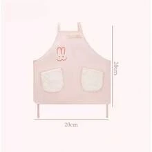 A Full-Coverage Loose Apron With Oilproof And Waterproof Functions, Built-In Towel Pockets, Stain-Resistant And Durable, Suitable For Family Cooking And Baking Activities, Parent-Child Apron Set. - Long-sleeved + H-line Style - View 11