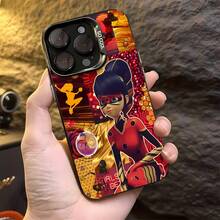 Estuche para teléfono con patrón de arte místico Compatible con estuches para teléfonos ,  17,  16 Pro Max,  15 Pro Max,  13 y  12 Brinda protección contra golpes y caídas Un gran regalo para familiares, amigos, seres queridos, novios/novias y para ocasiones especiales - Negro - Ver 4