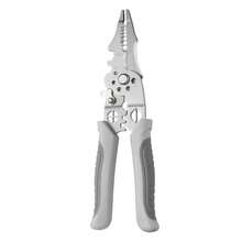 Multi-Functional Wire Stripper, Wire Cutting Tool - Can Strip, Crimp, Pull, Wind, And Cut Wires - Silver-gray - 1pcs - View 8