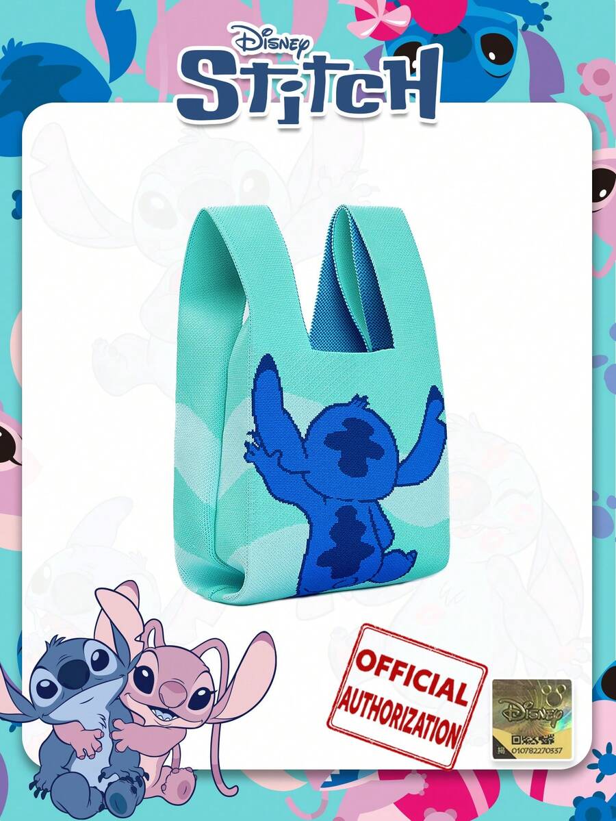 Disney 卡通针织手提包、斜挎包、小钱包，可轻松装下手机、钱包、口红等，适合日常搭配、购物、聚会、节日送礼等场合。 - 彩色 - 查看 1