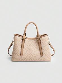 Dedoo 春夏时尚轻奢经典复古老花手提包。这款大容量托特包支持三种携带方式：手提、单肩背和斜挎。简约、优雅、百搭，适合工作通勤、日常休闲旅行、购物、度假、情人节礼物、母亲节礼物等多种场合。 - 彩色 - 查看 9