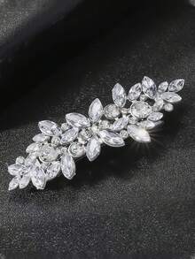 4件套时尚优雅简约女士发夹，派对/生日/婚礼新娘公主发饰，锌合金材质，饰有闪亮水晶字母图案 - 髮夾 - 查看 9