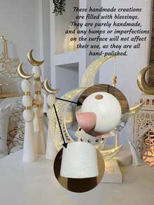 1 Bộ Trang Trí Eid Phong Cách Trung Đông, Trang Trí Phòng Khách/Bàn Làm Việc Họa Tiết Sao và Trăng, Thích Hợp Cho Eid Al-Adha/Eid Al-Fitr, Muharram/Ramadan, Hộp Quà, Lễ Tặng Quà, Chuỗi Hạt Cầu Nguyện, Thảm Cầu Nguyện Di Động, Quà Cưới, Trang Trí Nến, Hộp Đựng Mỹ Phẩm, Phụ Kiện Bàn Làm Việc, Văn Phòng Phẩm, Trang Trí Văn Phòng - Đồ trang trí dài hình lưỡi liềm - Xem 8