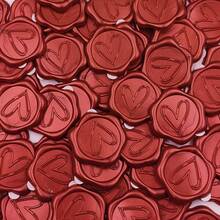 20/30/50 Pcs Wax Seal Stickers, Wedding Invitation Envelope Sealing Stickers, Self-Adhesive Envelope Sealing Stickers, Suitable For Weddings, Invitations, Envelopes, Gift Packaging, Christmas And Other Occasions. - Hot Pink - View 8