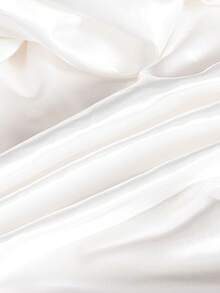 2件装缎面枕套，柔软顺滑，呵护秀发和肌肤，信封式封口（不含枕芯），白色 - 奶油白 - 查看 2