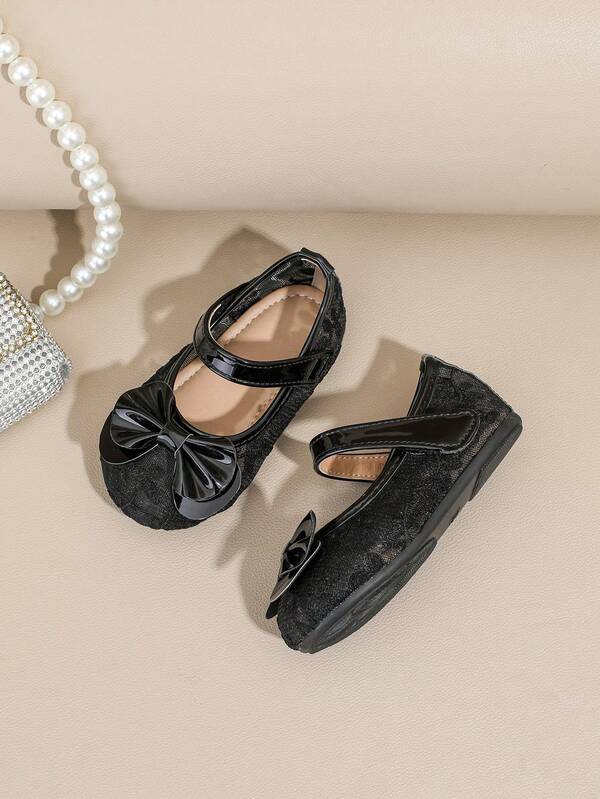 2026新款儿童/幼儿网眼透气纯色魔术贴轻便公主平底鞋，适合春夏时尚女童学生户外穿着