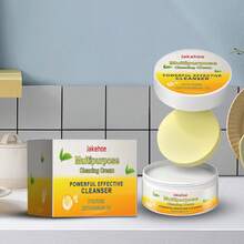 jakehoe 100克 + 赠送海绵 | 多用途不锈钢清洁膏 | 强力除锈剂和金属抛光剂 | 强效厨房去油剂，适用于烧焦的锅具、烤箱、水槽和瓷砖 - 固體 - 查看 12