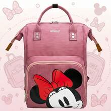 Ba lô Minnie Mouse dung tích lớn, miệng rộng - Màu hồng, phù hợp cho sinh viên đại học - Túi xách du lịch thời trang - Lựa chọn hoàn hảo cho việc đi làm và những chuyến đi cuối tuần. - Nhiều màu - Xem 2