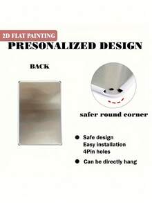 2D Flat, 1pc The Eminence In Shadow Metal Sign - 8x12 Inch Vintage Gothic Wall Art With Dark Fantasy Character Design, Rustic Iron Frame For Home, Bar, Cafe, Office Decor - Unique Gift Idea, Bar Decoration | Vintage Wall Art | Durable Metal Sign - Hoạt hình - Xem 5