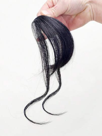 Bangs Clip-In Hair Extensions, Natural Looking French Air Bangs, Invisible & Seamless Synthetic Hair Piece For Women