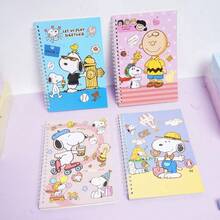 1pc Of Cartoon Snoopy A5 Coil Notebooks, Cute Healing Puppy Series, Life Specific Notebooks, Notebooks, School Essentials, Stationery Supplies, School Supplies, Study Supplies, Perfect Party Gifts, Fans' Holiday Gifts. - Multicolor - View 1