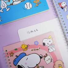 1pc Of Cartoon Snoopy A5 Coil Notebooks, Cute Healing Puppy Series, Life Specific Notebooks, Notebooks, School Essentials, Stationery Supplies, School Supplies, Study Supplies, Perfect Party Gifts, Fans' Holiday Gifts. - Multicolor - View 3