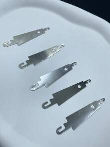 5pcs Cross Stitch Accessories Kit: 5cm Steel Needle Threader, Iron Hook Needle Threader, Double Hook Puller Tools - Double-ended Thread Puller - View 5