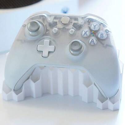 Support de présentation à structure en nid d'abeille | Support universel de manette de jeu / Base exclusive NS Pro futuriste | Esthétique structurelle de bureau Jouet | Vitrine de collection de joueurs hardcore