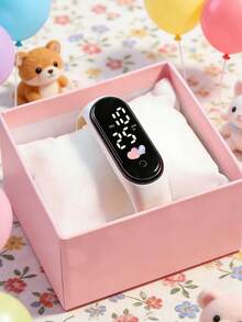 5pcs/Set TPU Silicone Strap Kids LED Digital Watch With Heart Shape, Displays Time, Month, Year, Week, Suitable For School, Daily Wear, Holidays & Gifts - Multicolor - View 8