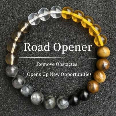 Natural Yellow Tiger Eye Stone Citrine Wealth Lucky Bracelet For Women Men Good Luck Jewelry Gift