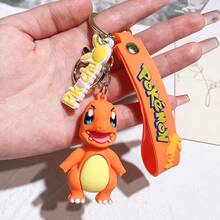 Zestaw breloków Pokémon – uroczy brelok z postacią Pikachu i przyjaciół, wisiorek z motywem anime, uroczy prezent urodzinowy dla fanów i par - Wielokolorowe - Zobacz 6