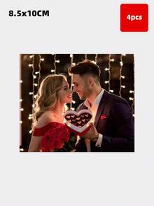 1/4/12/20 Pcs Personalized Photo Wine Bottle Labels, Customized Wedding Champagne Whiskey Stickers, Waterproof Oil-Proof Adhesive Decorative Labels, Wedding Favors For Guests - Multicolor 1 - View 40