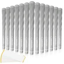 Golf Grips Standard Size Pack of 13 Available in Gray Black Blue - Gris (13 empuñaduras con 15 cintas) - Ver 1