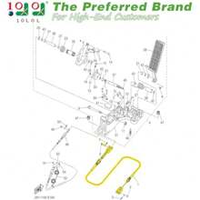 Golf Cart Brake Cable for  G29/Drive Gas 2007-2015 Model 43.7" with Pin Clevis Clip JW1-F6341-31-00 - como en la foto - Ver 3