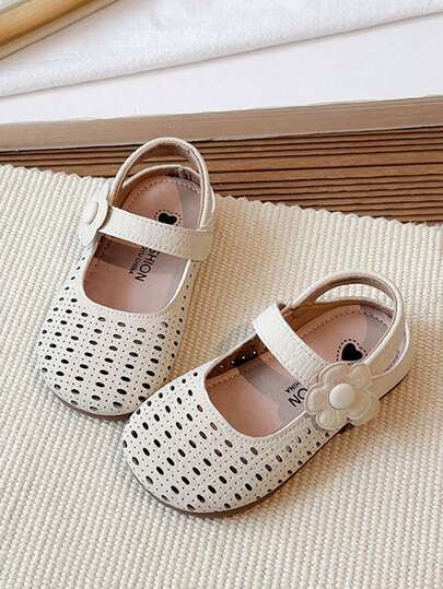 1双女童浅口真皮乐福鞋，软底防滑圆头复古玛丽珍鞋，透气休闲鞋，适合春、夏、秋季穿着