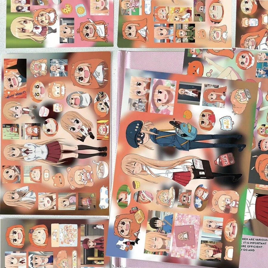 8pcs Umaru-Chan Anime Character Waterproof Sticker Pack - Multicolor - View 1