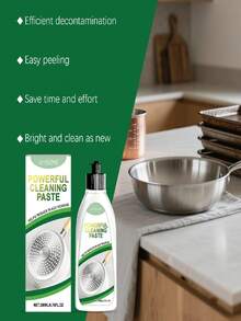 终极神奇锅底清洁膏 - 强力去除烧焦污渍和顽固油渍，不锈钢厨具抛光膏，多功能厨房深度清洁必备，不留划痕，持久光泽，家用清洁工具 - 液體 - 查看 7