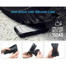 ineo 2.5" USB 3.0 Type A Rugged Waterproof and Shockproof External Hard Drive Enclosure [T2580] - USB 3.0 Tipo A T2580 - Ver 4