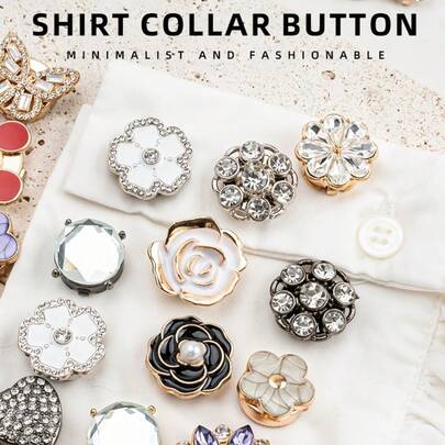 2pcs High-End Delicate Snap Buttons For Shirts, Cardigans, Knits, No-Sew Decorative Snap Fasteners
